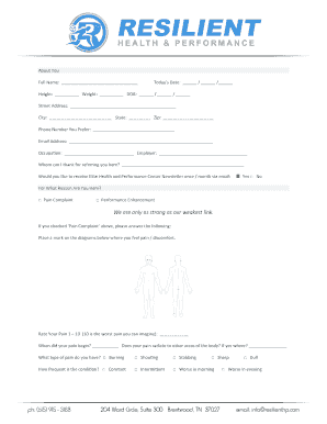 Patient Intake Form