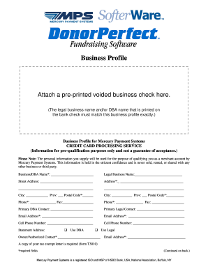 Business Profile - MPS Softerware-Donorperfect