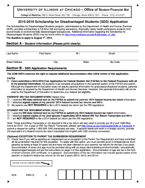 U NI V E RS I TY O F I LLI NO I S AT C HI C AG O Office of Student Financial Aid College of Medicine: 808 S - medicine uic