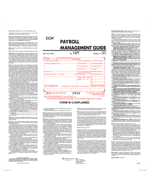 Form W-2 Wage and Tax Statement