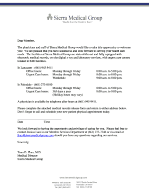 Medical Records Release Form