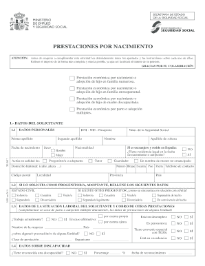Prestación por Nacimiento de Hijo