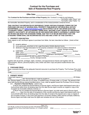 Georgia Residential Purchase Agreement