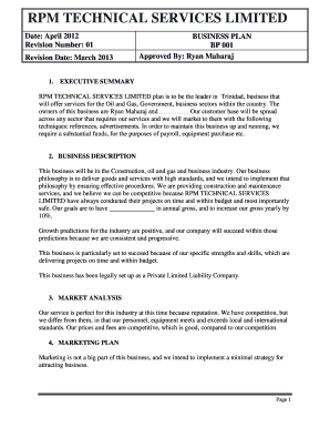 Business Plan Template bFillb in the bBlanks Business Planb