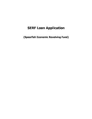 SERF Loan Application - Spearfish Economic Development bb