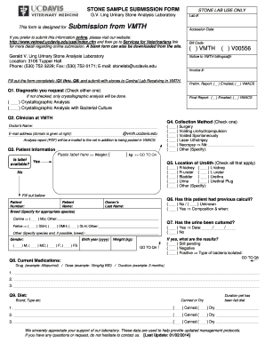 Stone Sample Submission Form