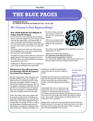 W-2 Form Order Form