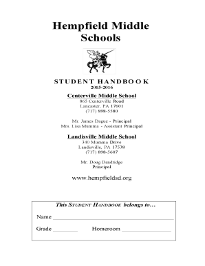 Student Handbook