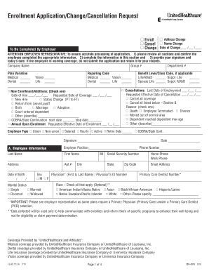 Employee Benefits Enrollment Form