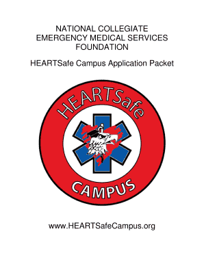 501c3 donation receipt - HEARTSafe Campus Application Packet - ncemsf