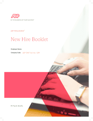 ADP TotalSource New Hire Booklet