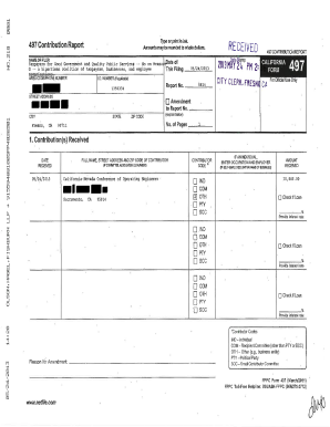 California FPPC Form 497