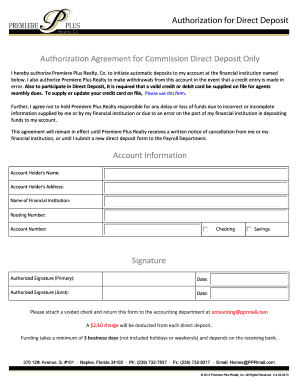 quickbooks direct deposit authorization form quickbooks direct deposit authorization form