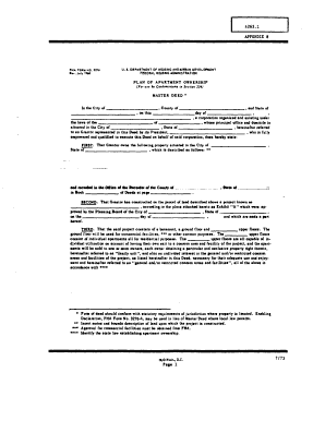 Master Deed for Condominium Ownership
