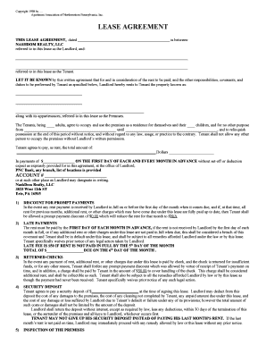 Residential Lease Agreement