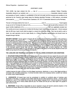 Apartment Lease Agreement