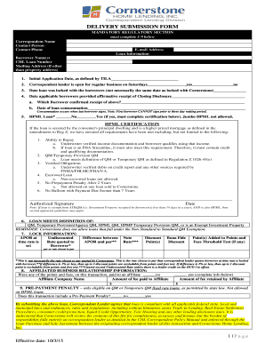 Delivery Submission Form