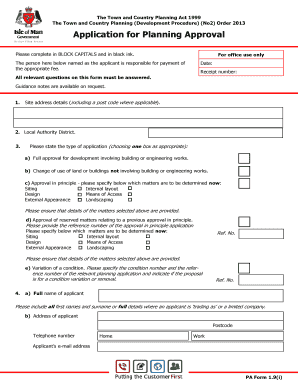 Application for Planning Approval
