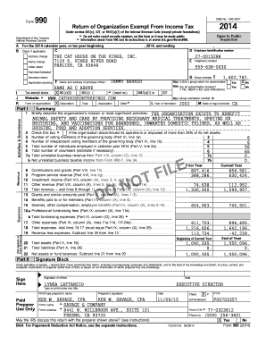 Form 990 2014