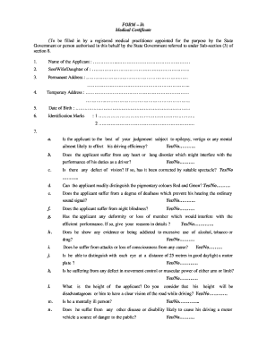 Medical certificate for job - megtransport