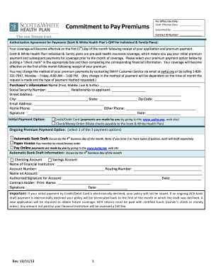 Authorization Agreement for Payments