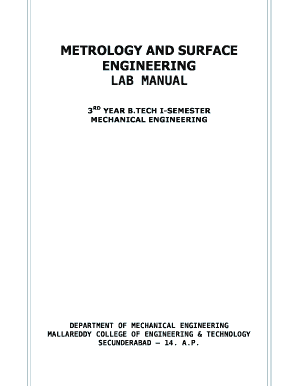 Btech Basic Mechanical Engineering Workshop Manual