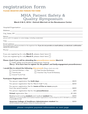Fillable Online mha MHA Patient Safety & - mha Fax Email Print - pdfFiller