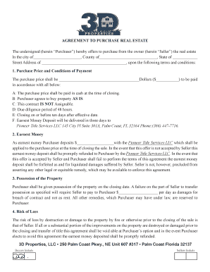 Real Estate Purchase Agreement