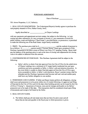 Real Estate Purchase Agreement