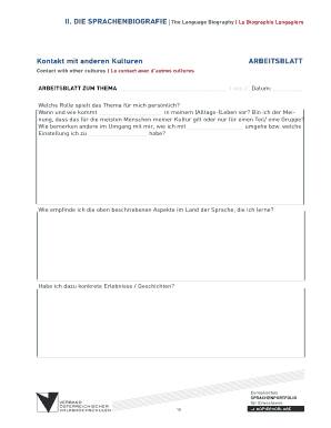 Die Sprachenbiografie