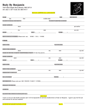 Patient Intake Form