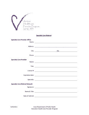 Specialty Care Referral - idphiowagov