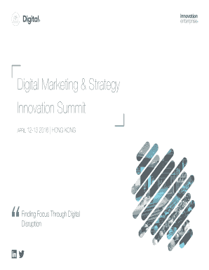 Digital Marketing Strategy Innovation Summit
