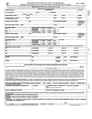 Emergency Contact and Medical Authorization Form