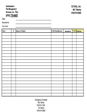 File Film Request Form