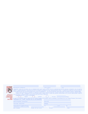 DRIVE Political Contribution Form