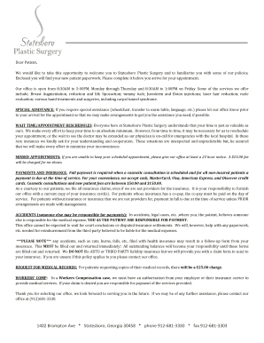 New Patient Registration Form