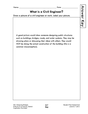 Civil Engineer Student Assessment
