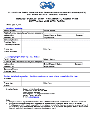 2015 URCE Visa Invitation Letter Request Form - spe