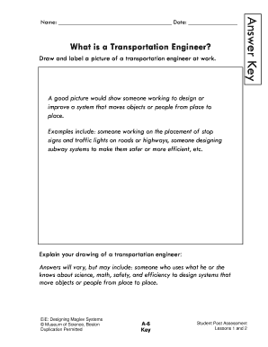 Transportation Engineer Assessment