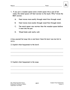 Science Quiz on Heat Transfer
