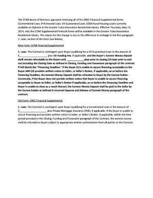 GTAR Financial Supplemental Loan Form