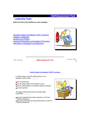 Facility Safety Coordinator Training