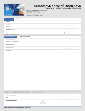 Tesco Clubcard Credit Card Complaint Form