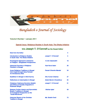 Bangladesh e-Journal of Sociology - bangladeshsociology