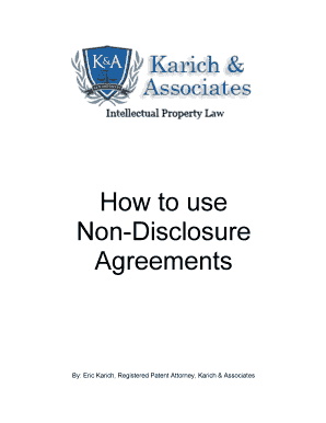 Non-Disclosure Agreement Template