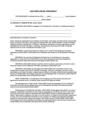 Non-Disclosure Agreement