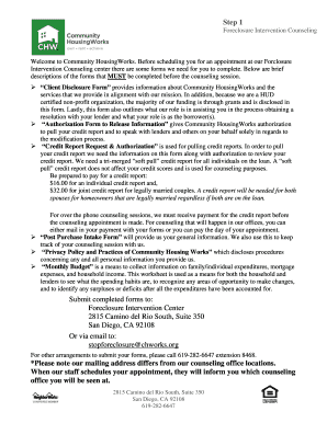 Client Disclosure Form