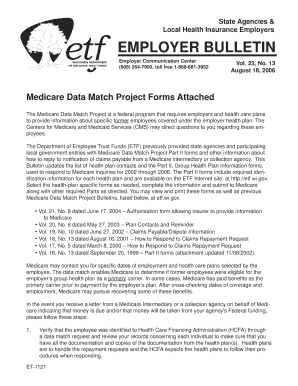 Medicare Data Match Project Part II Form