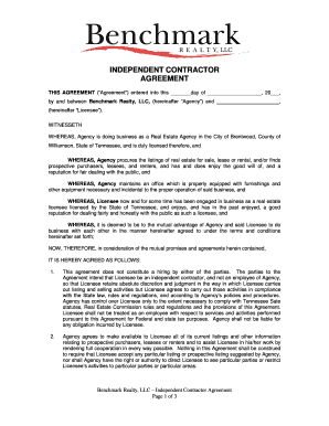 Independent Contractor Agreement